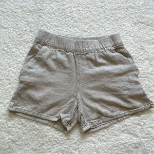 H&M Divided linen shorts